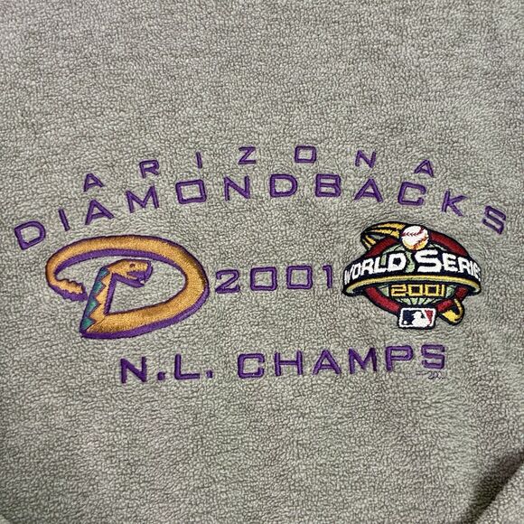 Arizona Diamondbacks 2001 N.L. Champs Sweatshirt Gear for Sports Large - Picture 1 of 7